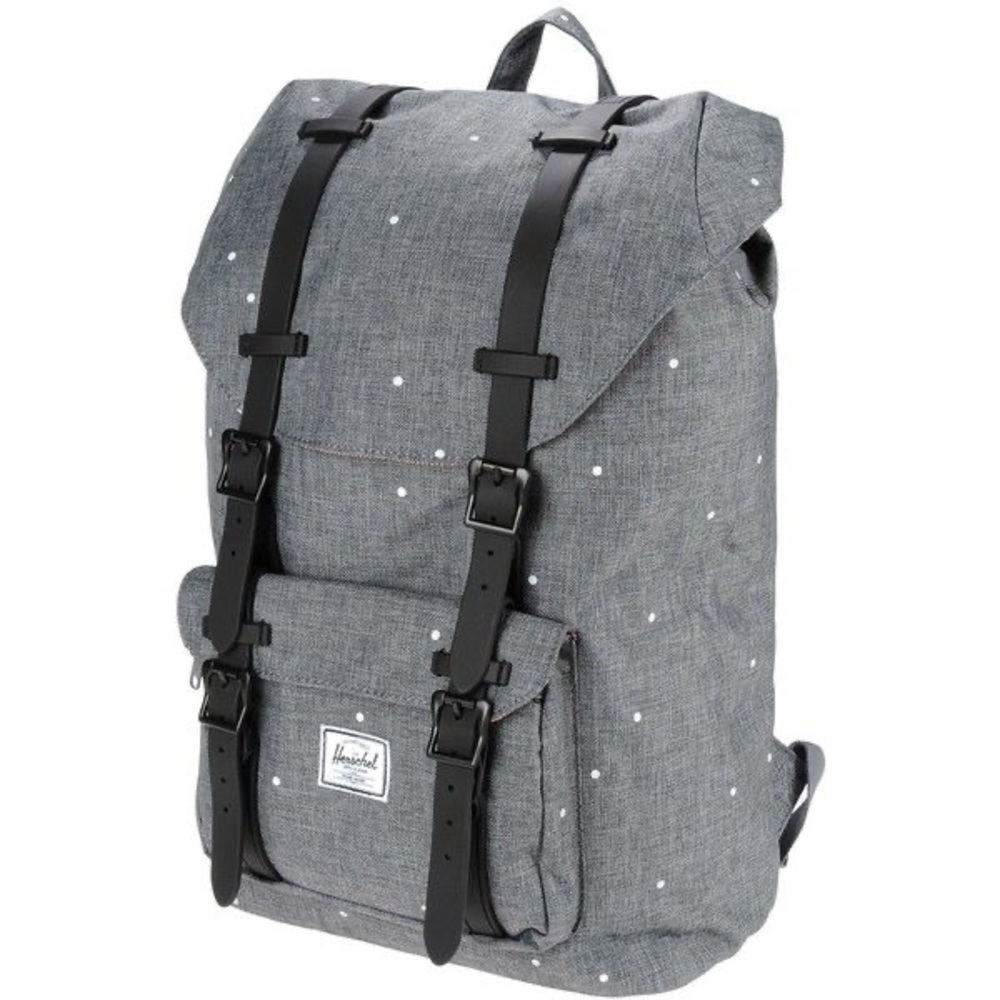 Herschel Grey Polka Dot Little America Backpack